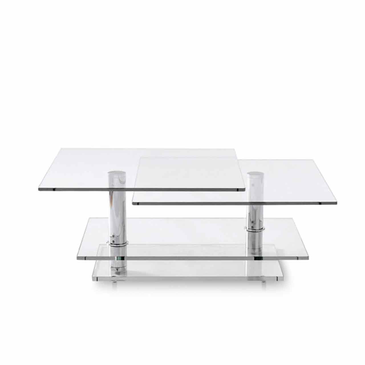 Ronald Schmitt  – Couchtisch K500 | Tischplatte Optiwhite Glas