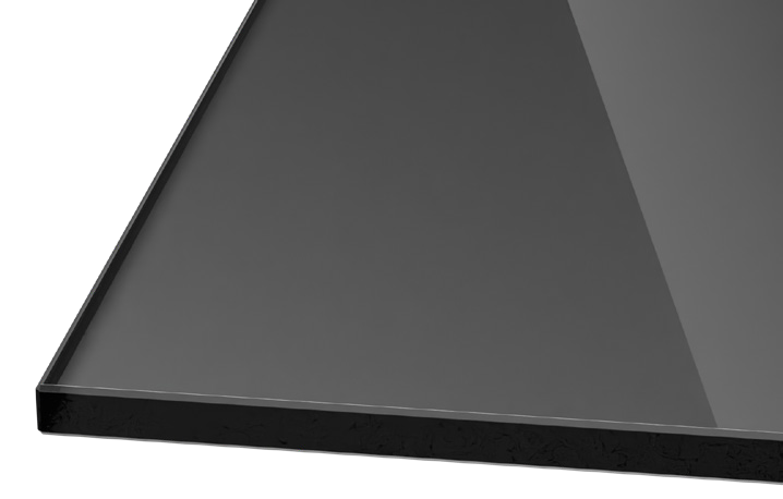 Parsolglas grau grau eingefärbtes Glas